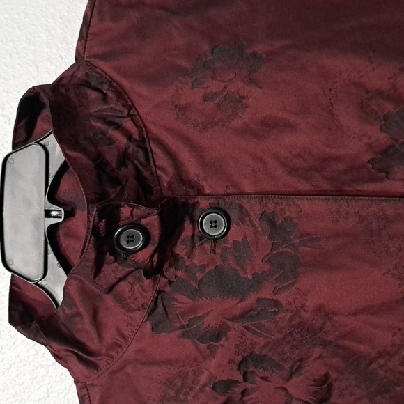 Bryn Walker Yael Textured Memory Crunch Woven Jacquard Stand Collar Jacket - Picture 5 of 11